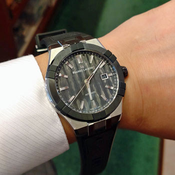 モーリス・ラクロア-AIKONIC アイコニックブラックセラミックベゼル仕様 画像3